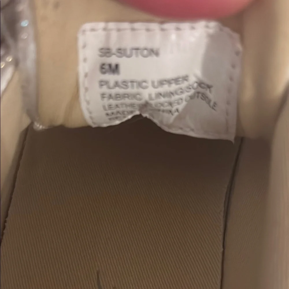 Betsey Johnson White Sneakers with Glittery Upper and Padded Tongue - Picture 6 of 6